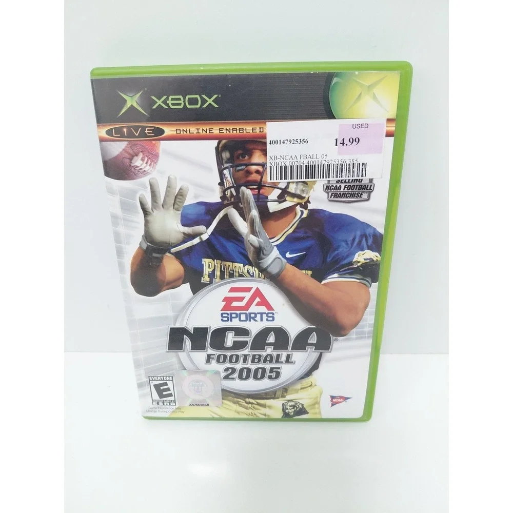 NCAA‎ Football 2005 Top Spin Combo Microsoft Xbox Game CIB